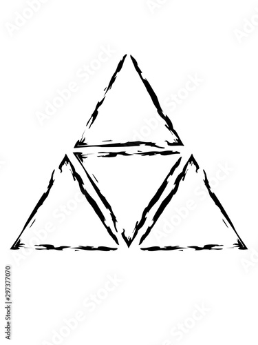 Detail Geometric Dreieck Tattoo Nomer 16