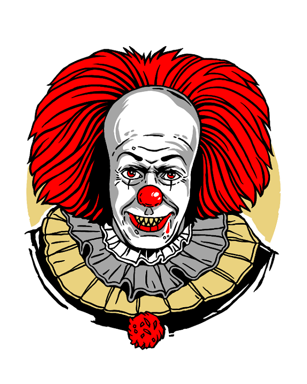 Detail Pennywise Vector Nomer 4