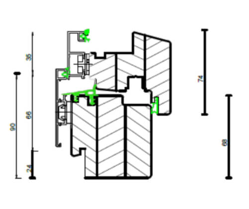 Detail Technische Zeichnung Fenster Nomer 9