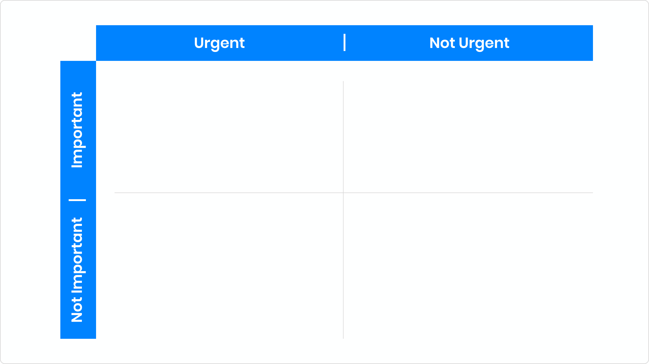 Detail Urgent Important Matrix Template Nomer 9