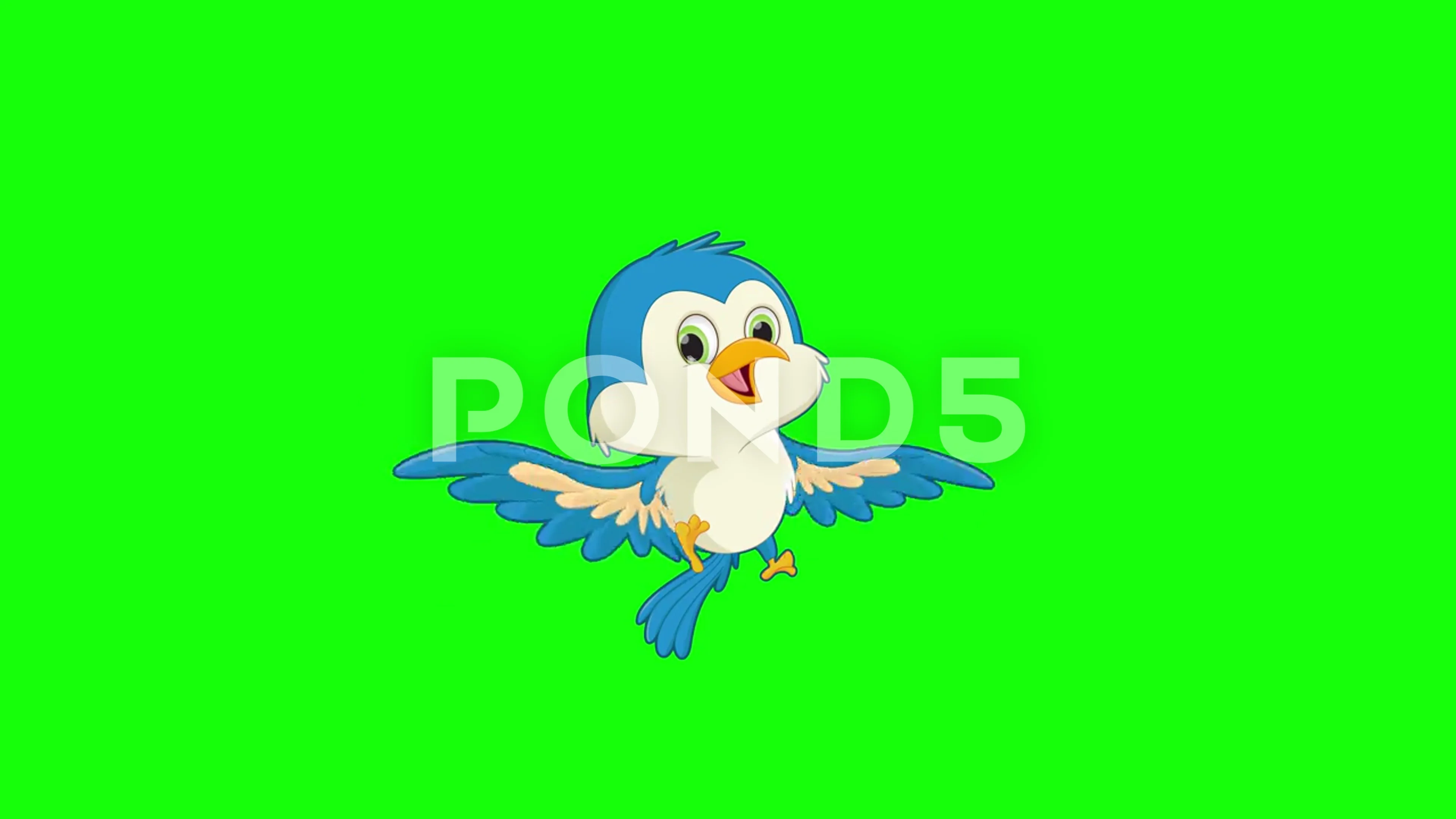 Detail Bird Flying 2d Animation Nomer 13