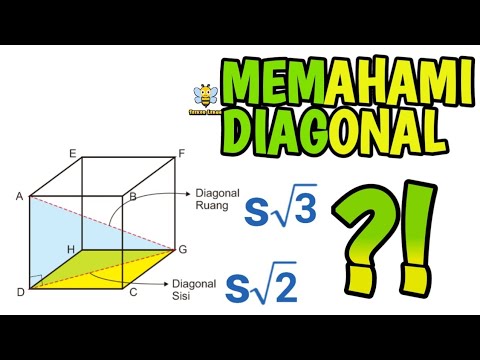 Detail Gambar Diagonal Sisi Kubus Nomer 8