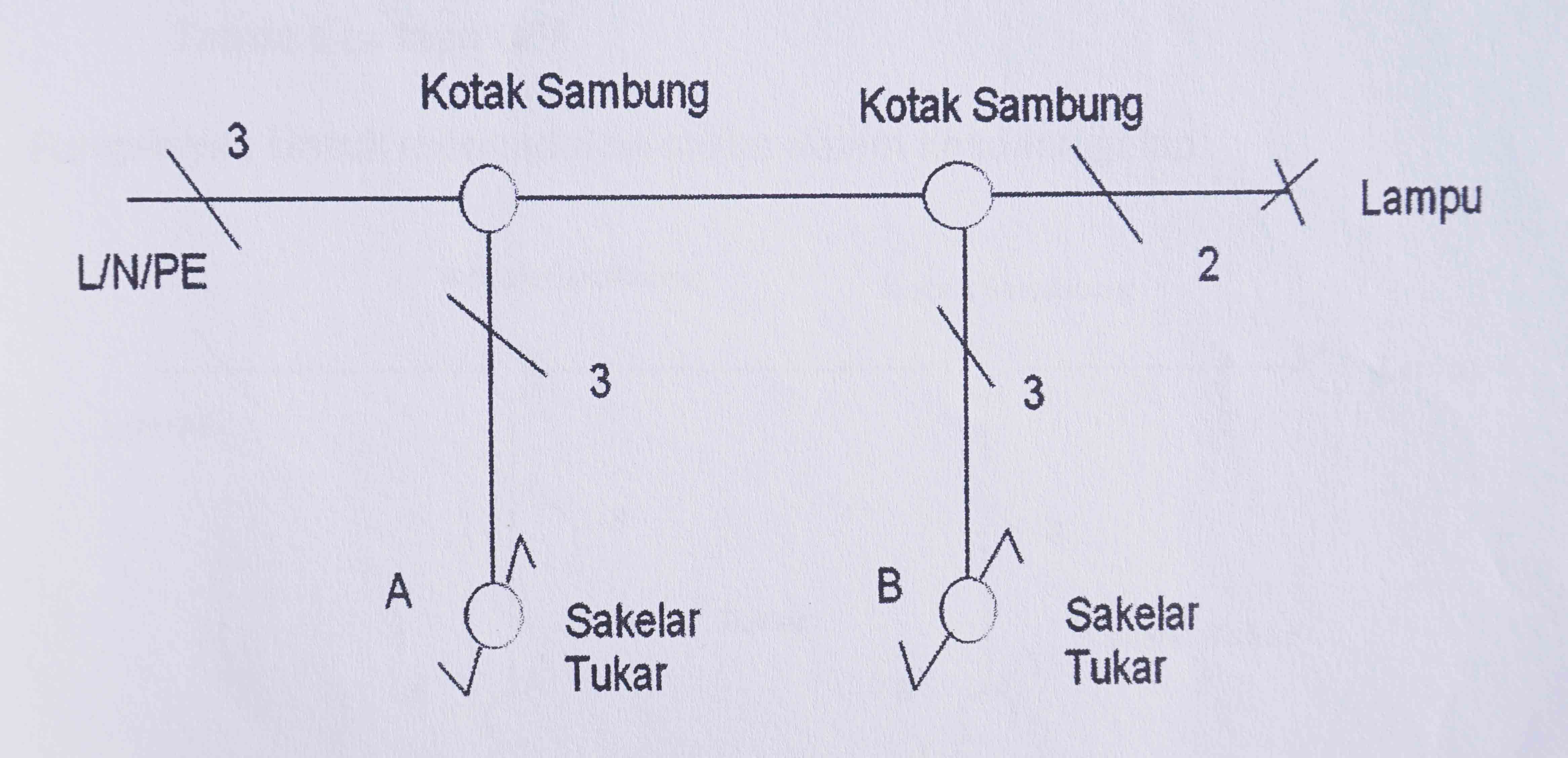 Detail Gambar Diagram Saklar Tukar Nomer 5