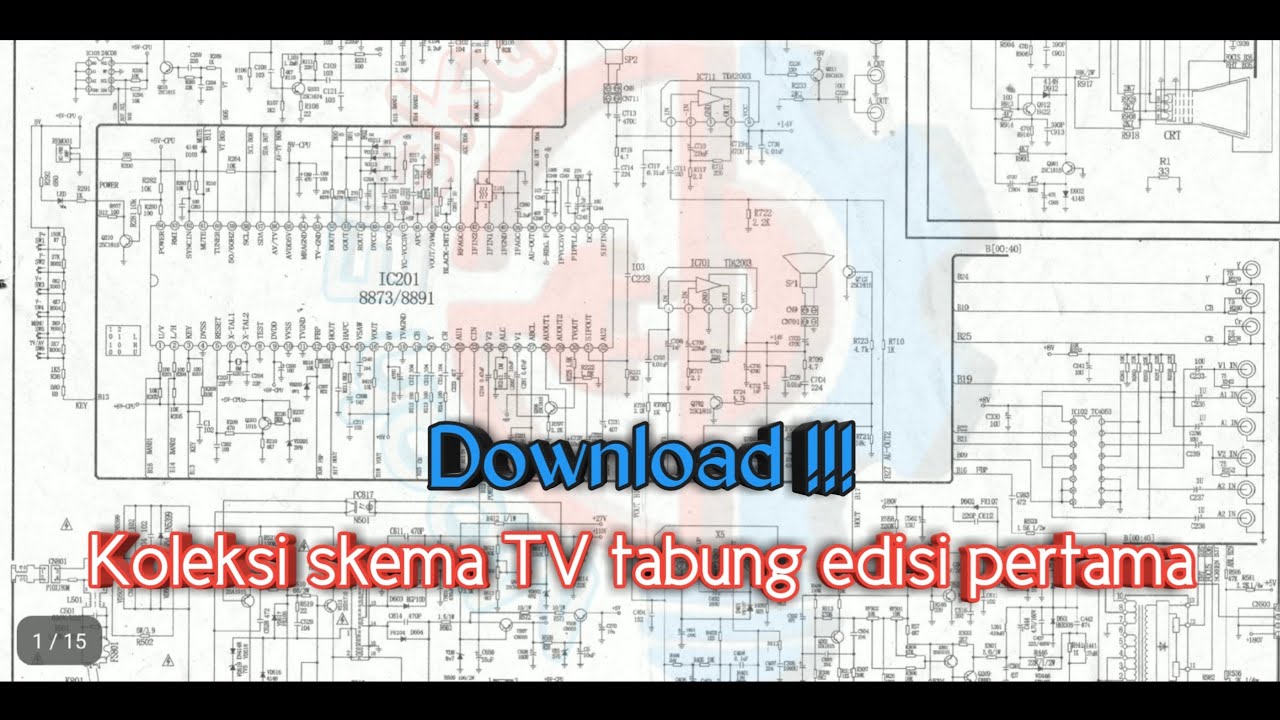 Detail Gambar Diagram Sekema Tv Polytron Slim21 Inchi Bagian Horisontal Nomer 9