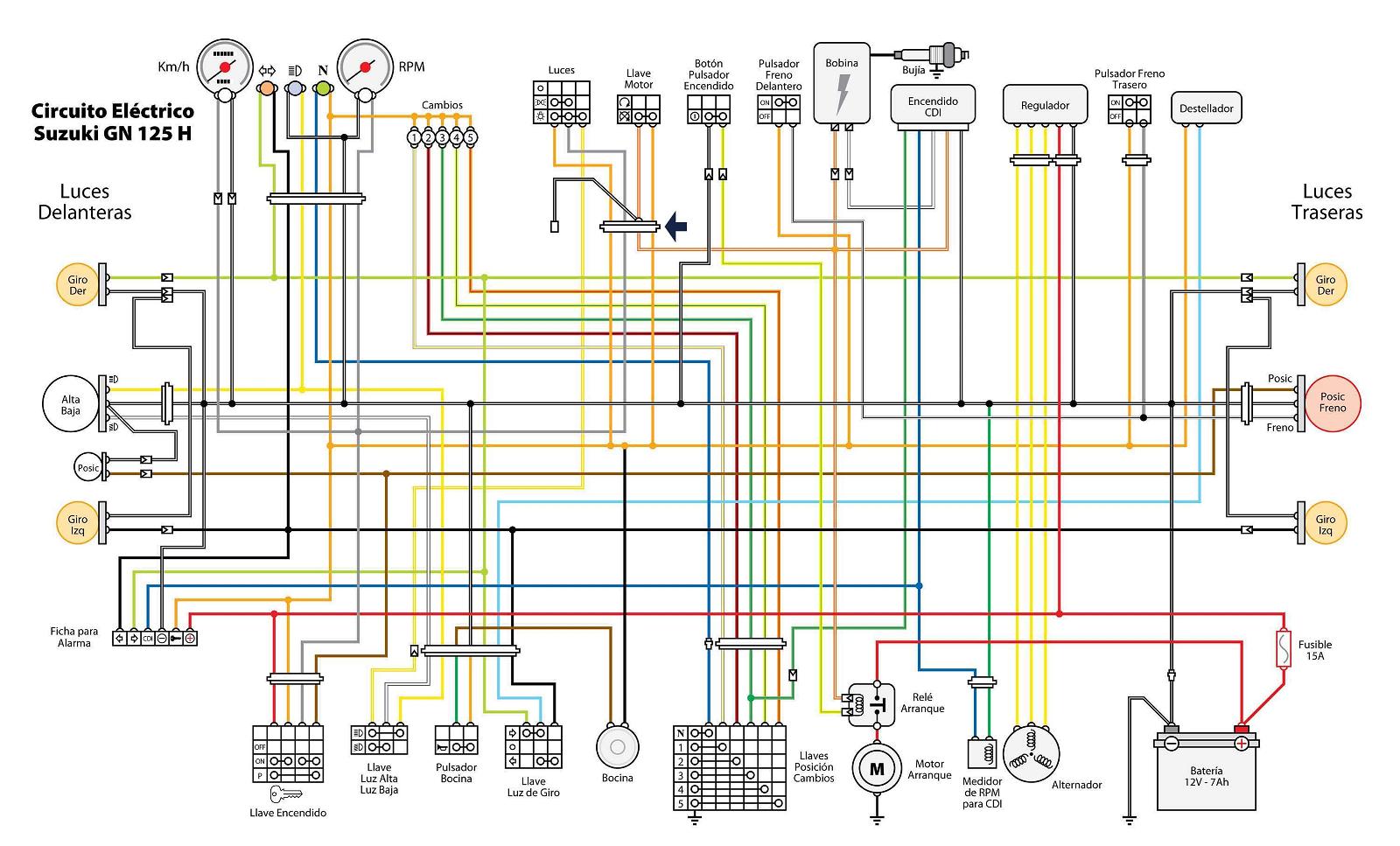 Detail Gambar Diagram Suzuki Thunder 125 Nomer 3