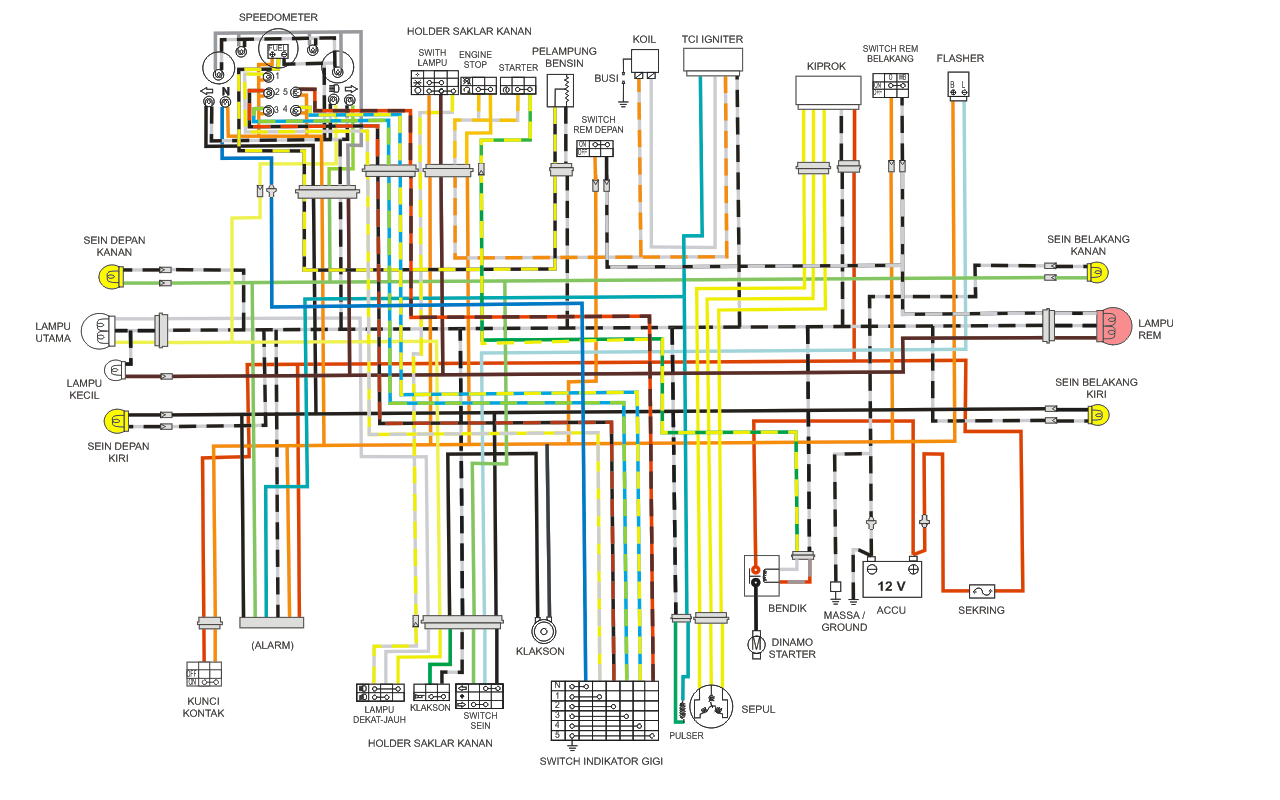 Detail Gambar Diagram Suzuki Thunder 125 Nomer 5