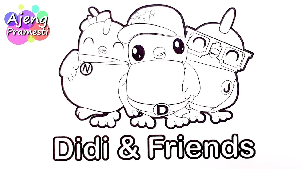 Detail Gambar Didi And Friends Colouring Nomer 13