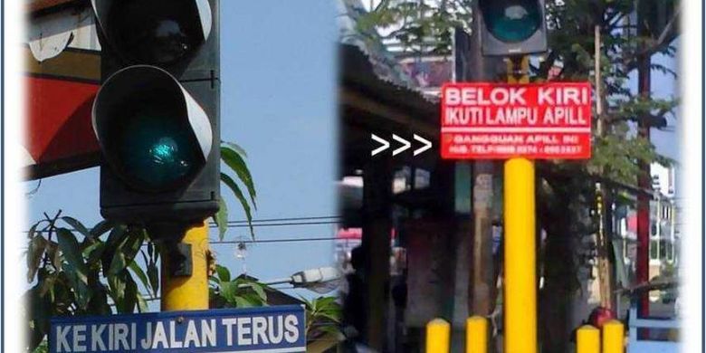 Detail Gambar Dilarang Belok Kiri Nomer 43