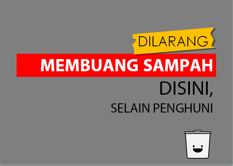 Detail Gambar Dilarang Buang Sampah Nomer 36