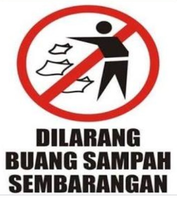 Detail Gambar Dilarang Buang Sampah Nomer 37