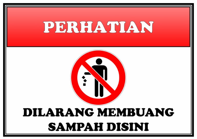 Detail Gambar Dilarang Buang Sampah Nomer 7