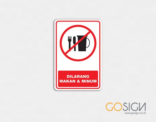 Detail Gambar Dilarang Makan Dan Minum Nomer 14