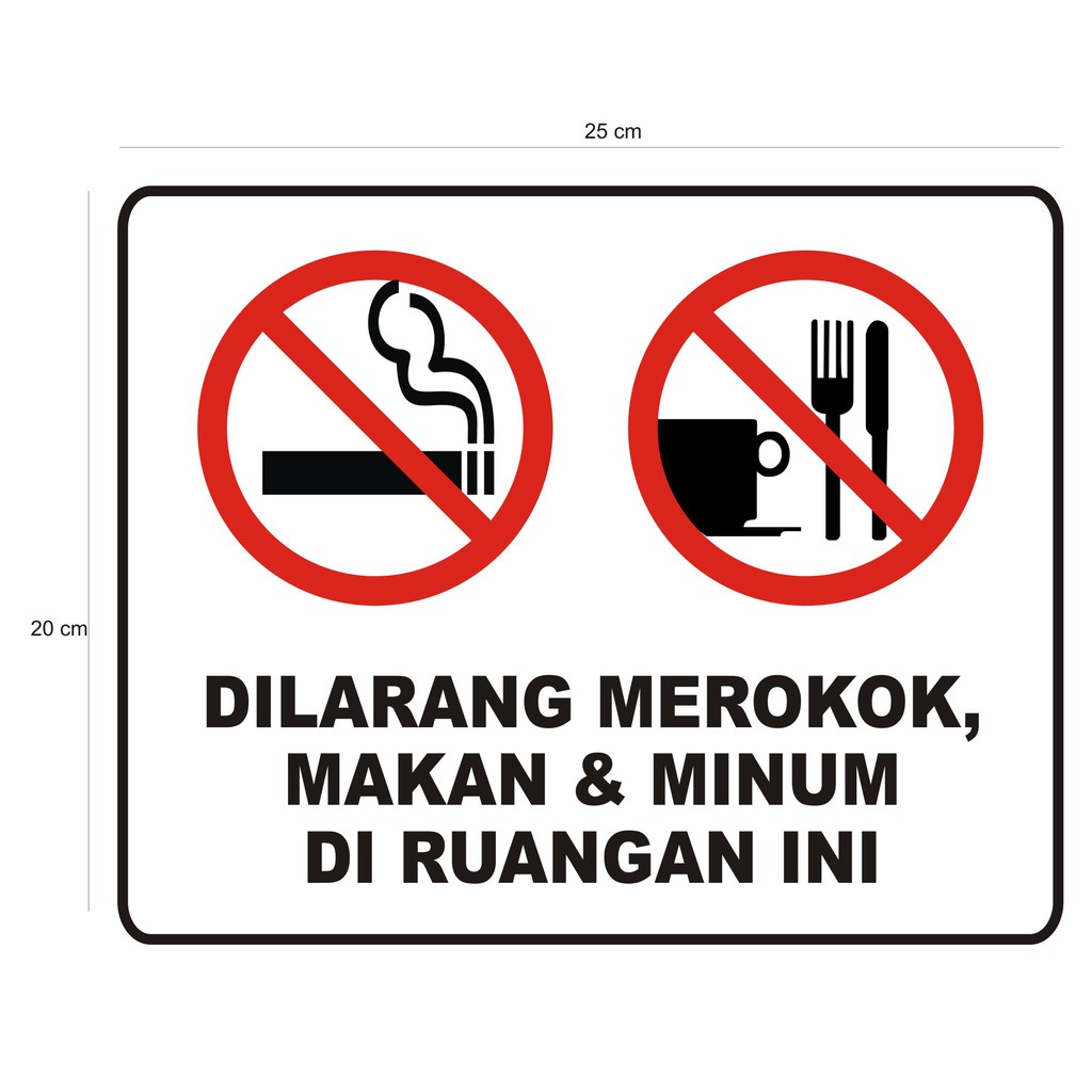 Detail Gambar Dilarang Makan Dan Minum Nomer 3