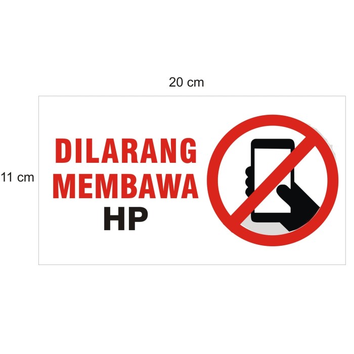 Gambar Dilarang Membawa Hp - KibrisPDR