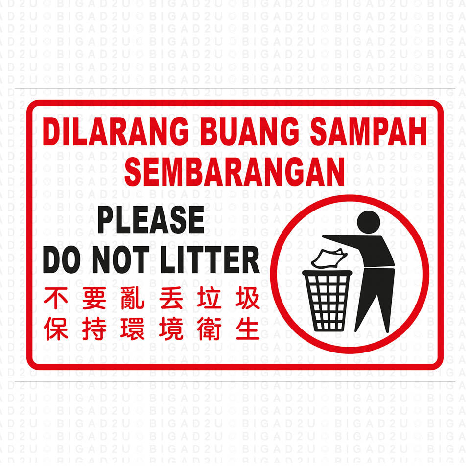 Detail Gambar Dilarang Membuang Sampah Nomer 22