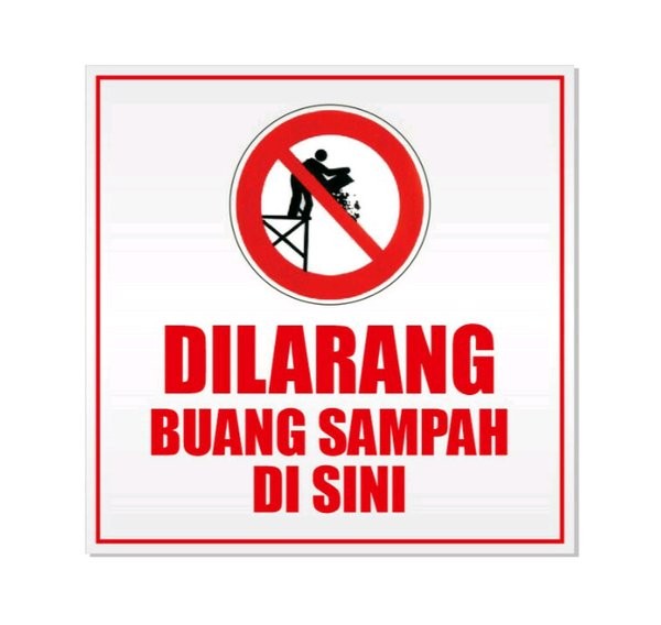 Detail Gambar Dilarang Membuang Sampah Nomer 8