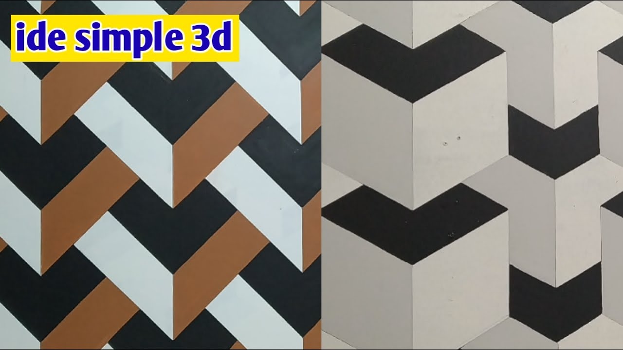 Detail Gambar Dinding 3d Simple Nomer 13