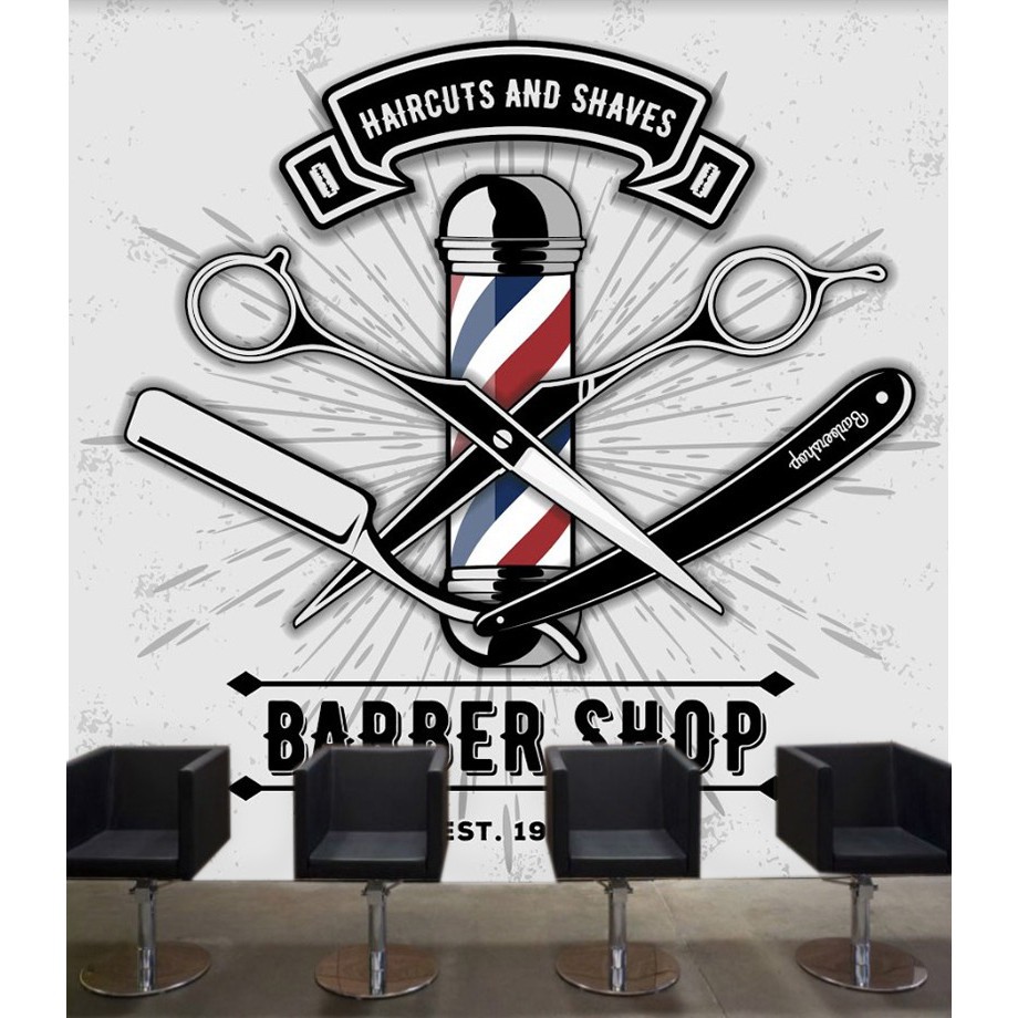 Gambar Dinding Barbershop - KibrisPDR