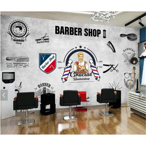 Detail Gambar Dinding Barbershop Nomer 16