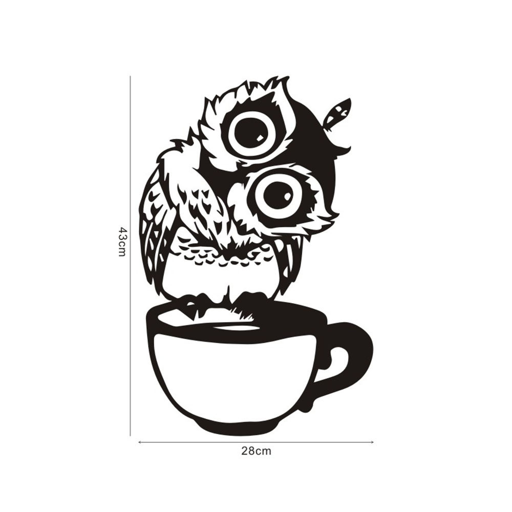 Detail Gambar Dinding Lucu Owl Black And White Nomer 19