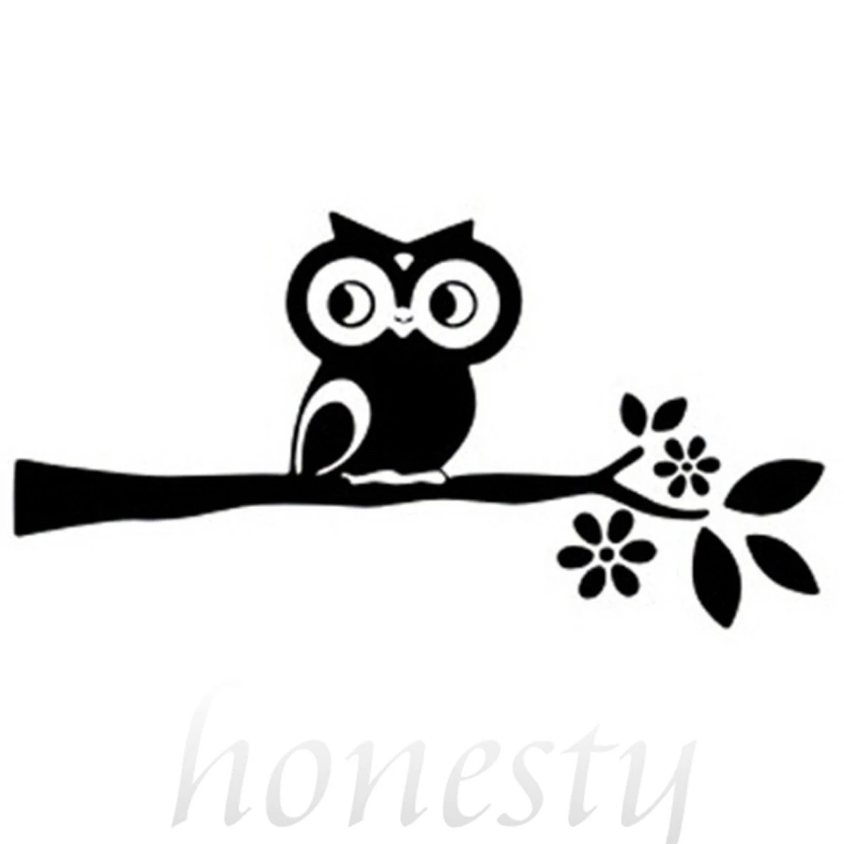 Detail Gambar Dinding Lucu Owl Black And White Nomer 4