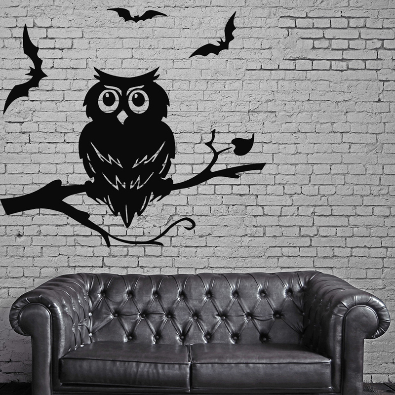 Detail Gambar Dinding Lucu Owl Black And White Nomer 7