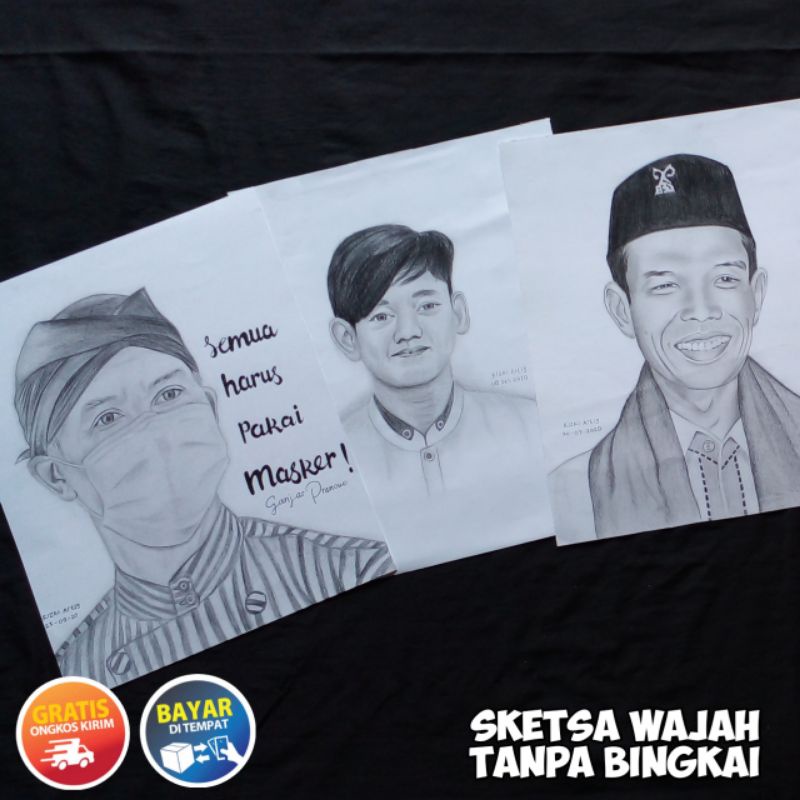 Detail Gambar Dinding Wajah Sketsa Nomer 54