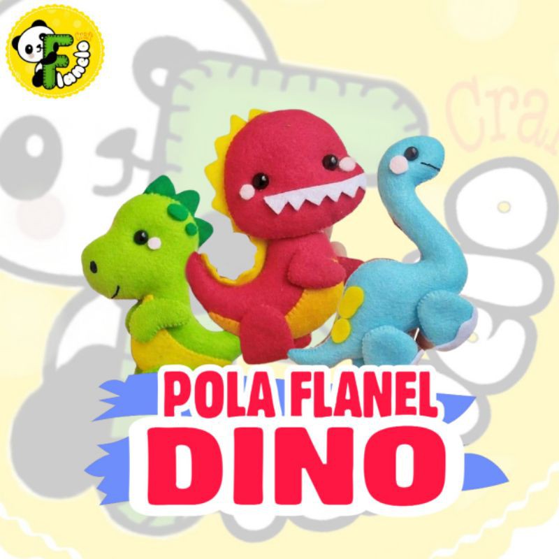 Detail Gambar Dinosaurus Dari Kain Flanel Nomer 9