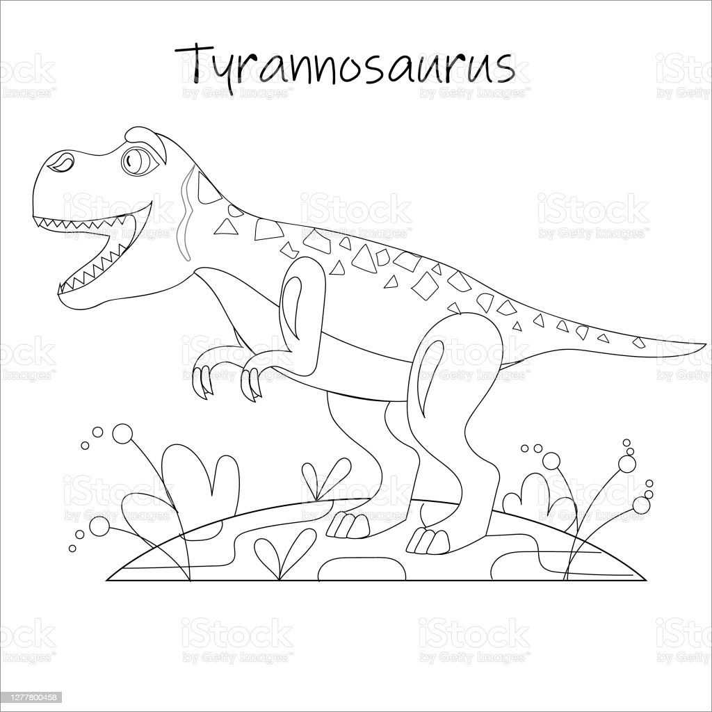 Detail Gambar Dinosaurus Hitam Putih Nomer 10