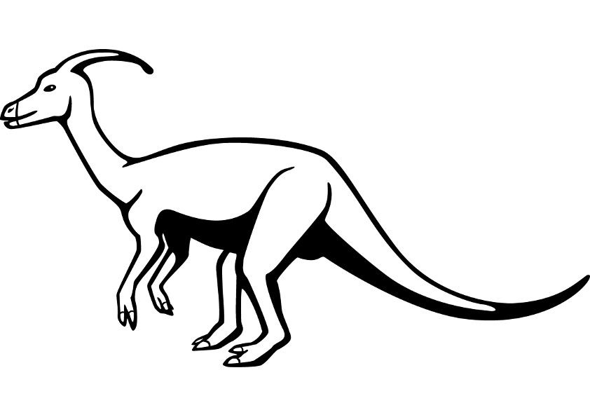 Detail Gambar Dinosaurus Hitam Putih Nomer 32