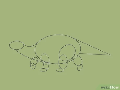 Detail Gambar Dinosaurus Mudah Nomer 7