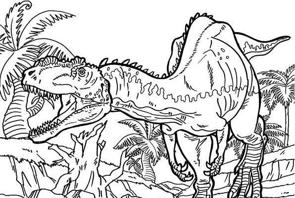 Detail Gambar Dinosaurus Untuk Diwarnai Nomer 44