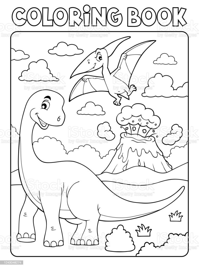Detail Gambar Dinosaurus Untuk Mewarnai Nomer 13