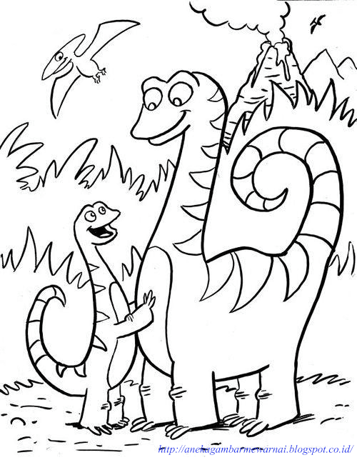 Detail Gambar Dinosaurus Untuk Mewarnai Nomer 17