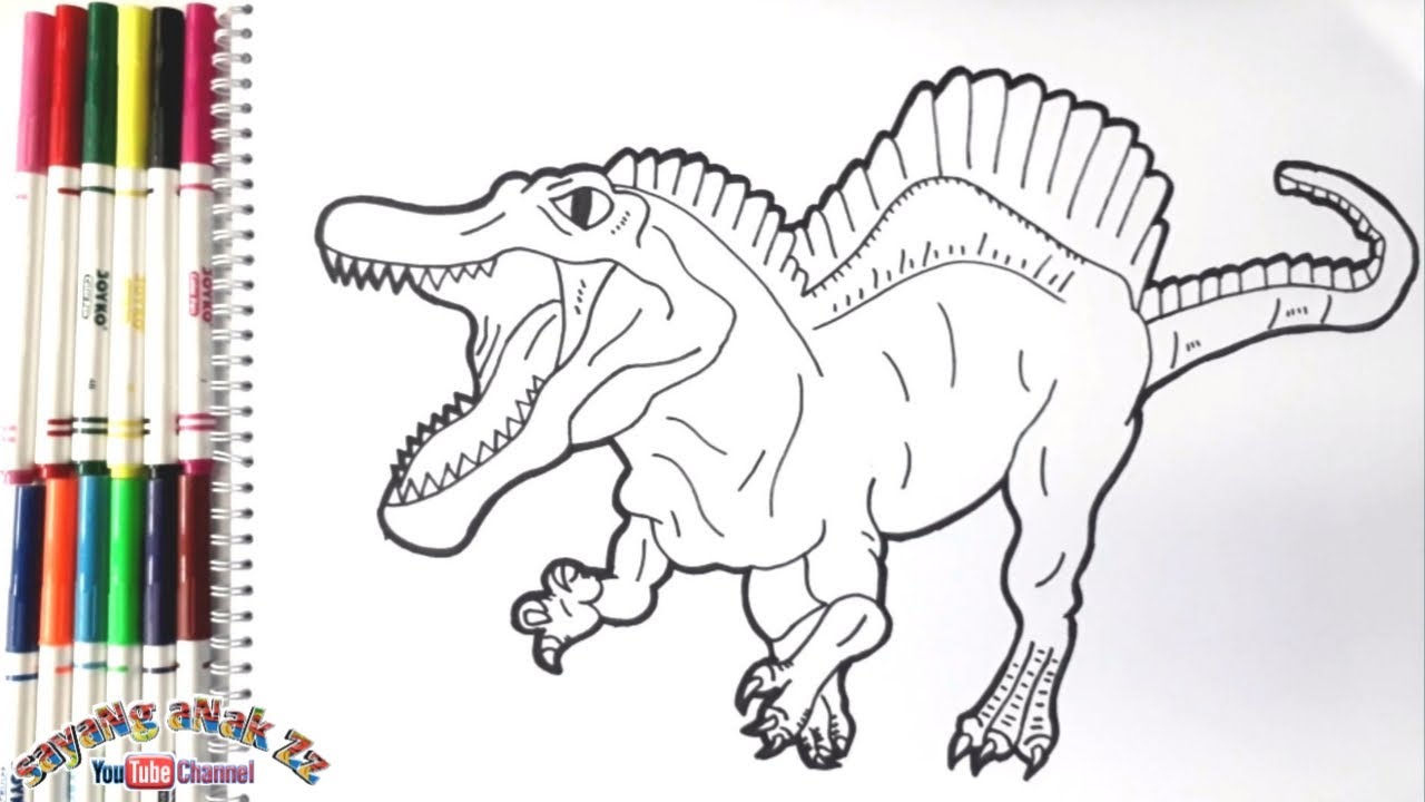 Detail Gambar Dinosaurus Untuk Mewarnai Nomer 19