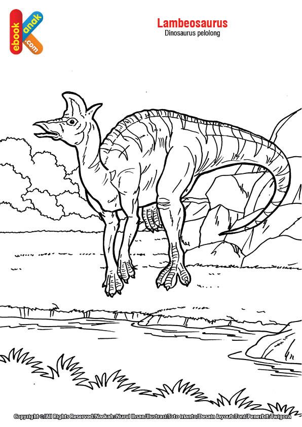 Detail Gambar Dinosaurus Untuk Mewarnai Nomer 31