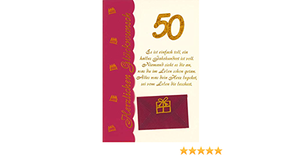 Detail Geburtstagskarte 50 Jahre Nomer 27