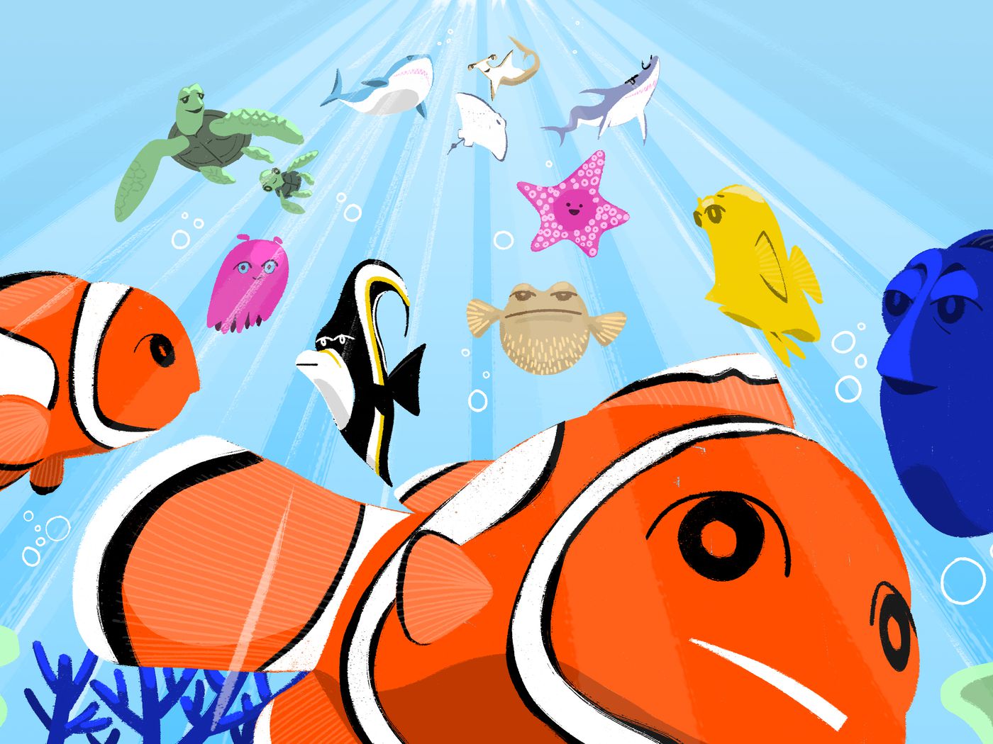 Detail Gill Finding Nemo Nomer 15