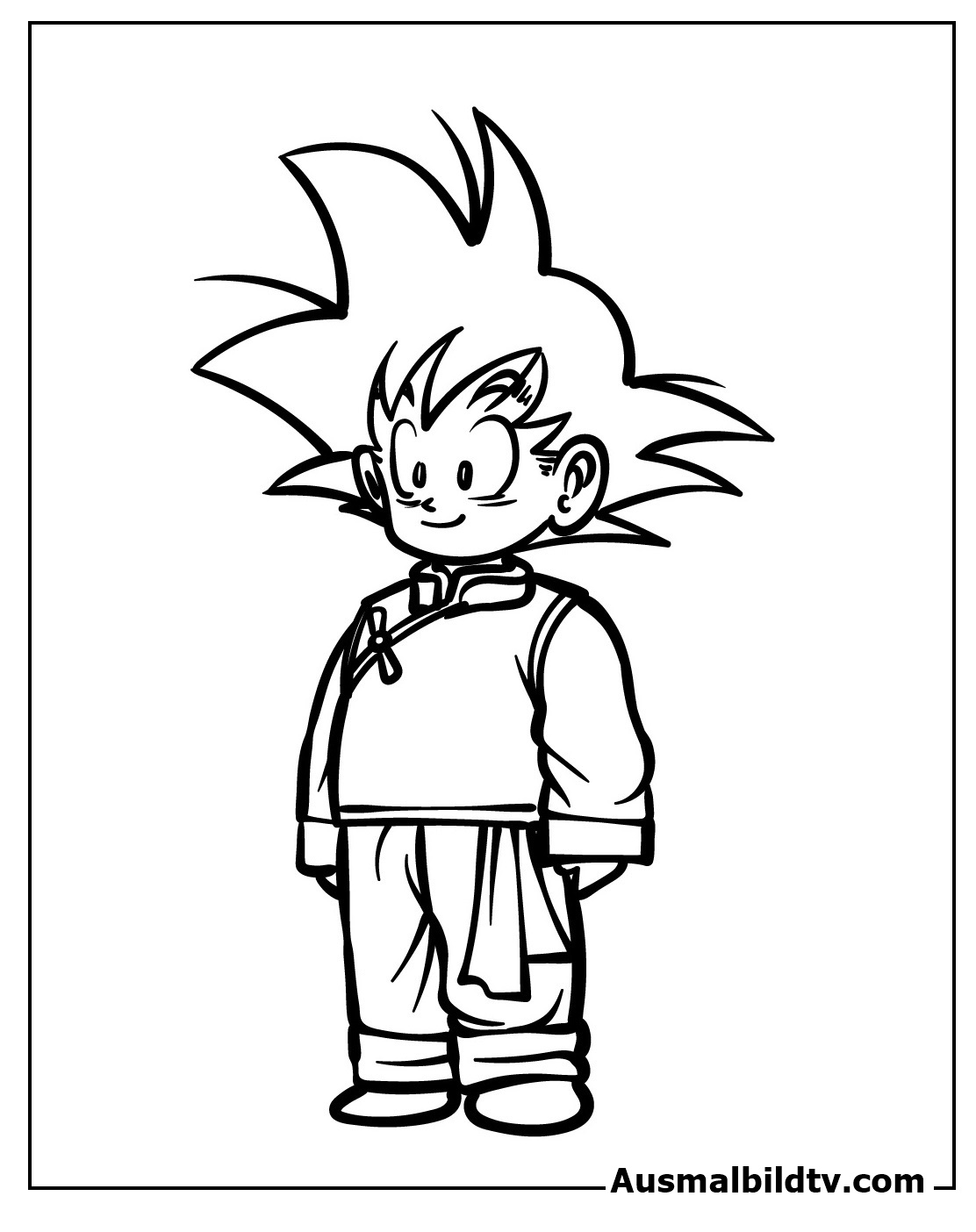 Detail Goku Ausmalbilder Nomer 19