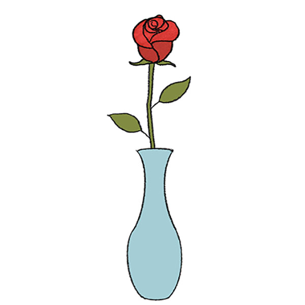 Detail Rose Vase Nomer 7