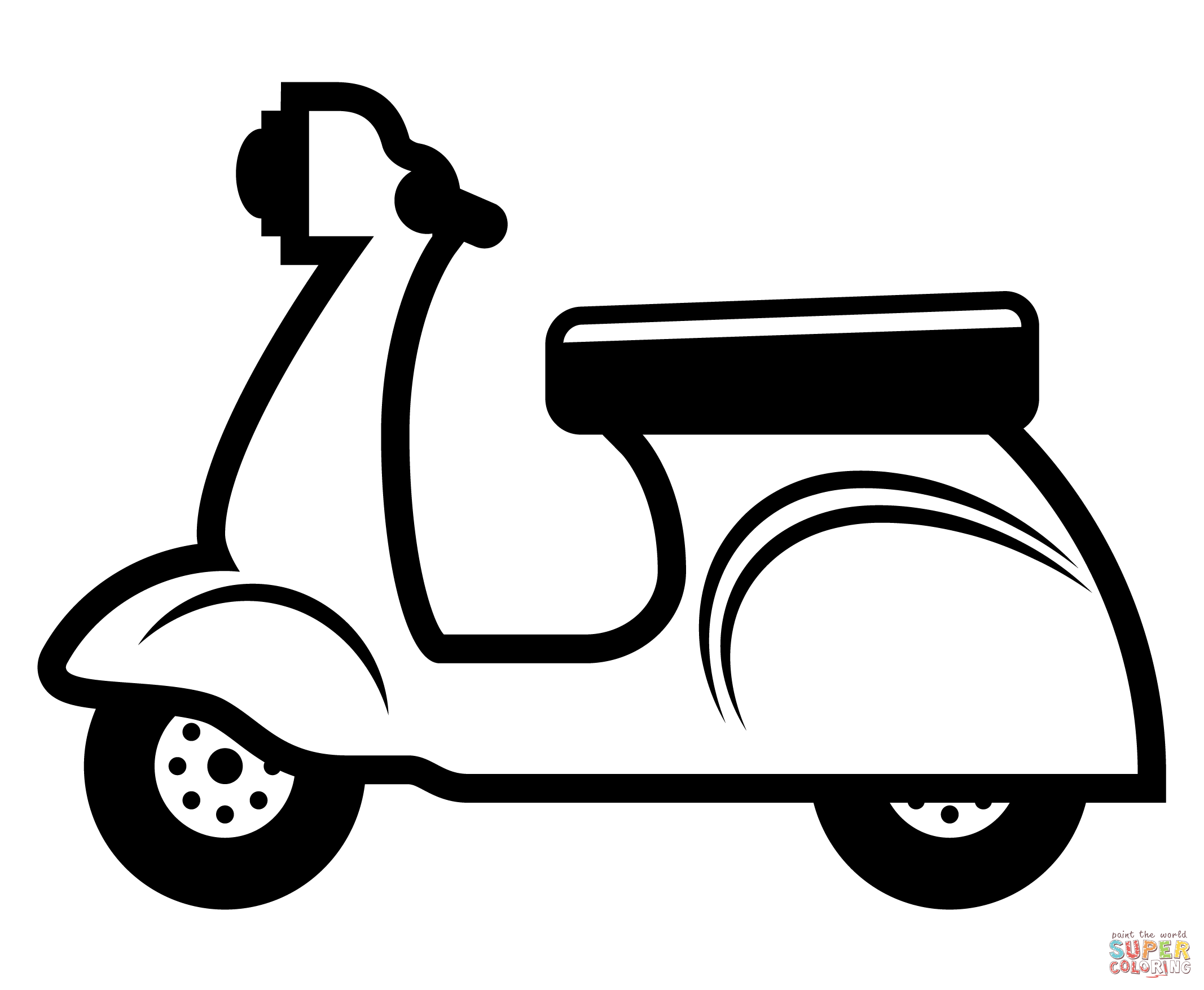 Detail Vespa Ausmalbild Nomer 12