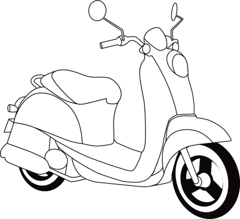 Detail Vespa Ausmalbild Nomer 19