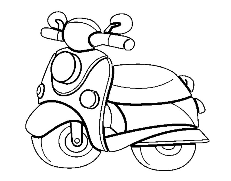 Detail Vespa Ausmalbild Nomer 28