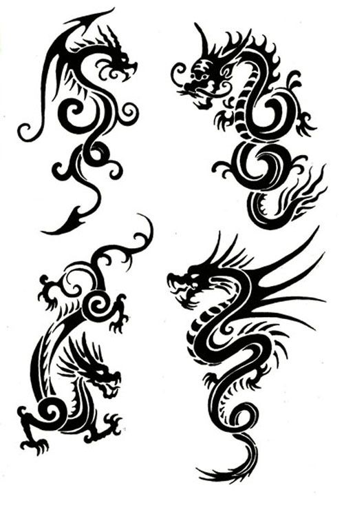 Detail Asia Drachen Tattoo Nomer 9