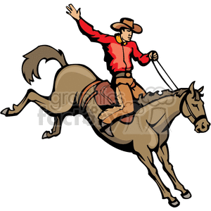 Detail Cowboy On Horse Clipart Nomer 3