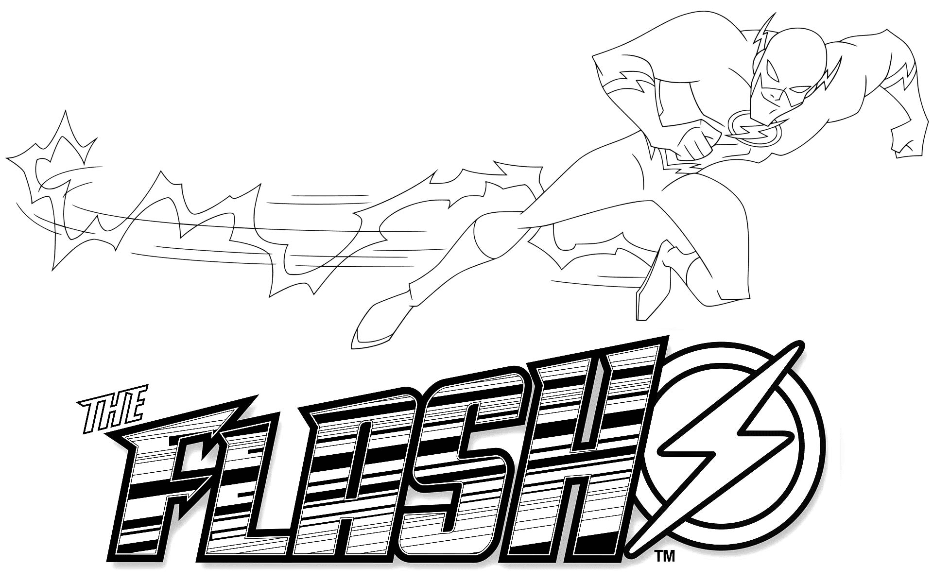 Detail Flash Superheld Ausmalbild Nomer 10