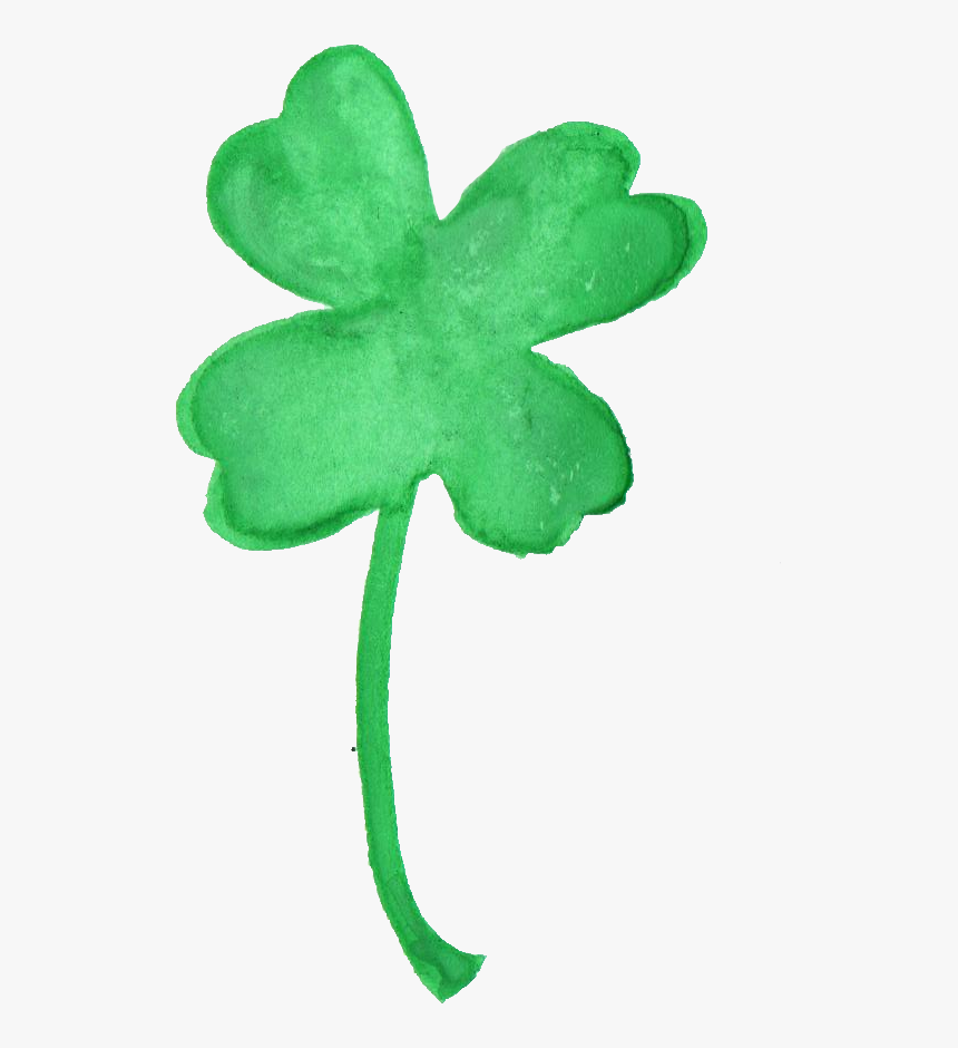 Four Leaf Clover Watercolor - KibrisPDR