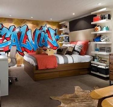 Detail Gambar Disain Kamar Grafiti Nomer 14