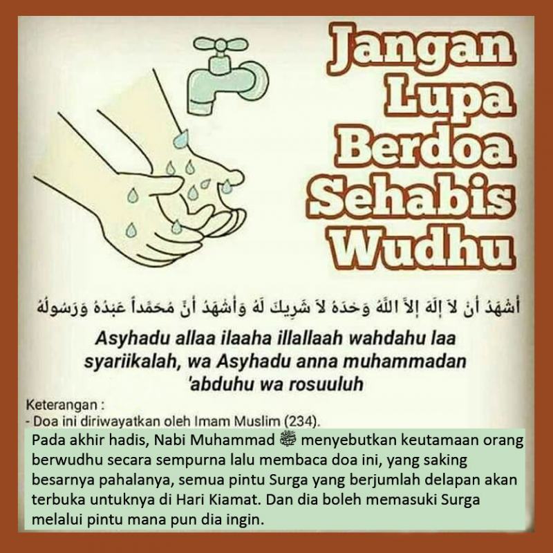 Detail Gambar Doa Sesudah Wudhu Nomer 29