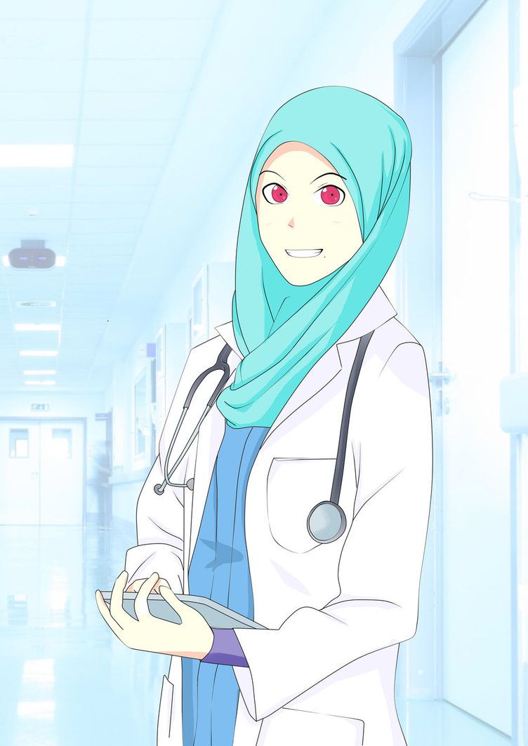 Detail Gambar Dokter Kartun Muslimah Nomer 3